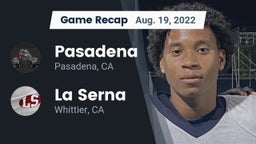 Recap: Pasadena  vs. La Serna  2022
