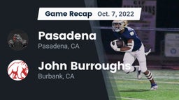 Recap: Pasadena  vs. John Burroughs  2022