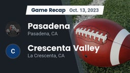 Recap: Pasadena  vs. Crescenta Valley  2023