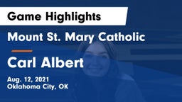 Mount St. Mary Catholic  vs Carl Albert   Game Highlights - Aug. 12, 2021