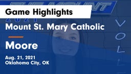 Mount St. Mary Catholic  vs Moore  Game Highlights - Aug. 21, 2021