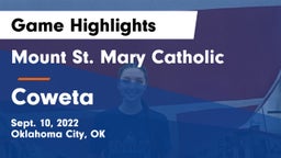 Mount St. Mary Catholic  vs Coweta  Game Highlights - Sept. 10, 2022