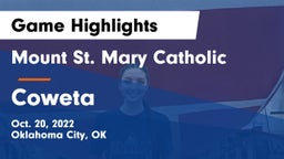 Mount St. Mary Catholic  vs Coweta  Game Highlights - Oct. 20, 2022