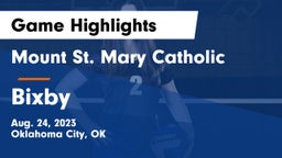 Mount St. Mary Catholic  vs Bixby  Game Highlights - Aug. 24, 2023