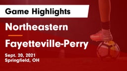 Northeastern  vs Fayetteville-Perry  Game Highlights - Sept. 20, 2021