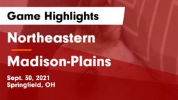 Northeastern  vs Madison-Plains  Game Highlights - Sept. 30, 2021