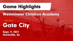 Westminster Christian Academy vs Gate City  Game Highlights - Sept. 9, 2021