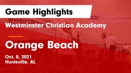Westminster Christian Academy vs Orange Beach  Game Highlights - Oct. 8, 2021