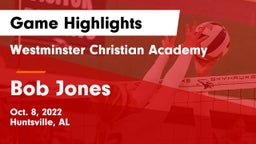 Westminster Christian Academy vs Bob Jones  Game Highlights - Oct. 8, 2022