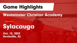 Westminster Christian Academy vs Sylacauga Game Highlights - Oct. 13, 2023