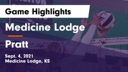 Medicine Lodge  vs Pratt Game Highlights - Sept. 4, 2021