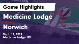 Medicine Lodge  vs Norwich  Game Highlights - Sept. 14, 2021