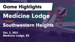 Medicine Lodge  vs Southwestern Heights  Game Highlights - Oct. 2, 2021