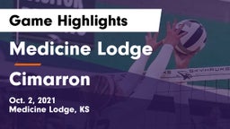 Medicine Lodge  vs Cimarron  Game Highlights - Oct. 2, 2021