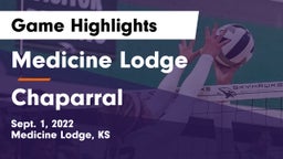 Medicine Lodge  vs Chaparral  Game Highlights - Sept. 1, 2022