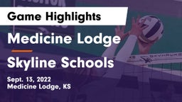 Medicine Lodge  vs Skyline Schools Game Highlights - Sept. 13, 2022