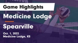 Medicine Lodge  vs Spearville Game Highlights - Oct. 1, 2022