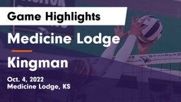 Medicine Lodge  vs Kingman  Game Highlights - Oct. 4, 2022