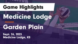 Medicine Lodge  vs Garden Plain  Game Highlights - Sept. 26, 2023