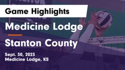 Medicine Lodge  vs Stanton County  Game Highlights - Sept. 30, 2023