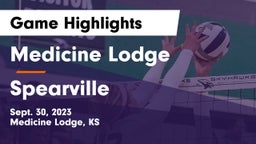 Medicine Lodge  vs Spearville  Game Highlights - Sept. 30, 2023