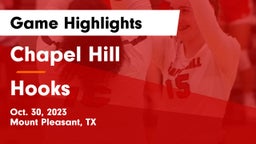 Chapel Hill  vs Hooks  Game Highlights - Oct. 30, 2023
