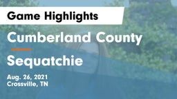 Cumberland County  vs Sequatchie  Game Highlights - Aug. 26, 2021