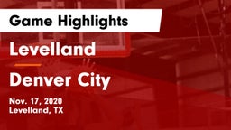 Levelland  vs Denver City Game Highlights - Nov. 17, 2020