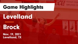 Levelland  vs Brock Game Highlights - Nov. 19, 2021
