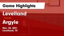 Levelland  vs Argyle Game Highlights - Nov. 20, 2021