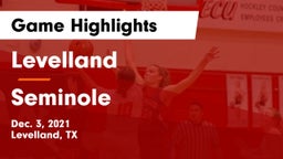Levelland  vs Seminole  Game Highlights - Dec. 3, 2021