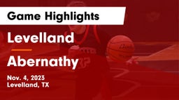 Levelland  vs Abernathy  Game Highlights - Nov. 4, 2023