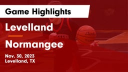 Levelland  vs Normangee Game Highlights - Nov. 30, 2023