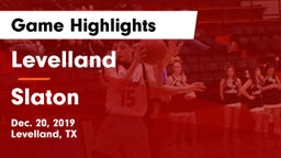 Levelland  vs Slaton  Game Highlights - Dec. 20, 2019