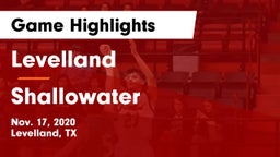Levelland  vs Shallowater  Game Highlights - Nov. 17, 2020