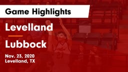 Levelland  vs Lubbock  Game Highlights - Nov. 23, 2020