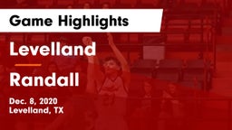 Levelland  vs Randall  Game Highlights - Dec. 8, 2020
