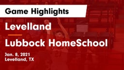 Levelland  vs Lubbock HomeSchool  Game Highlights - Jan. 8, 2021