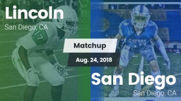 Matchup: Lincoln  vs. San Diego  2018