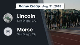Recap: Lincoln  vs. Morse  2018