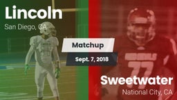 Matchup: Lincoln  vs. Sweetwater  2018