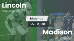 Matchup: Lincoln  vs. Madison  2018