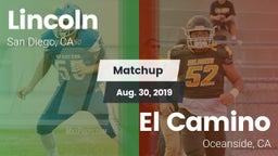 Matchup: Lincoln  vs. El Camino  2019