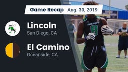 Recap: Lincoln  vs. El Camino  2019