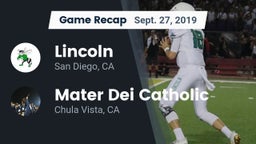 Recap: Lincoln  vs. Mater Dei Catholic  2019