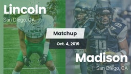 Matchup: Lincoln  vs. Madison  2019