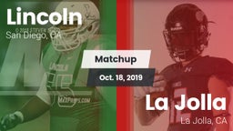 Matchup: Lincoln  vs. La Jolla  2019