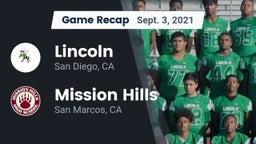 Recap: Lincoln  vs. Mission Hills  2021