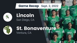 Recap: Lincoln  vs. St. Bonaventure  2022