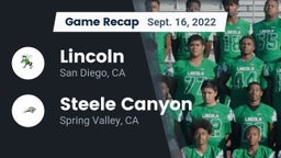Recap: Lincoln  vs. Steele Canyon  2022